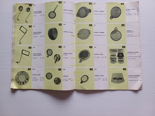 Marchi catalogo accessori Vespa Lambretta ciclomotori moto 1962 originale