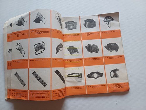 Marchi catalogo generale accessori Vespa Lambretta moto anni 50-60 originale