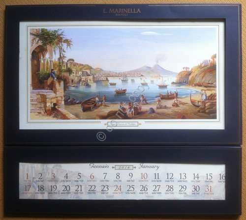 Marinella Napoli - Calendario 2016 - Napoli insolita - nuovo