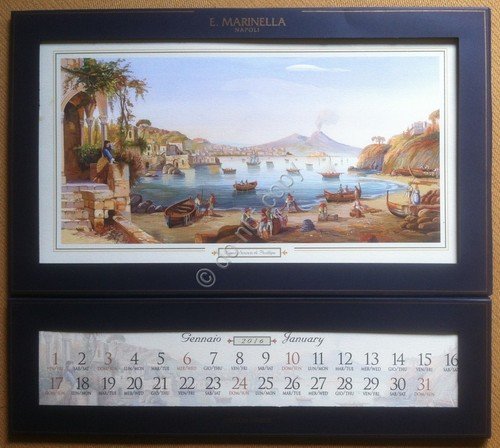 Marinella Napoli - Calendario 2016 - Napoli insolita - nuovo