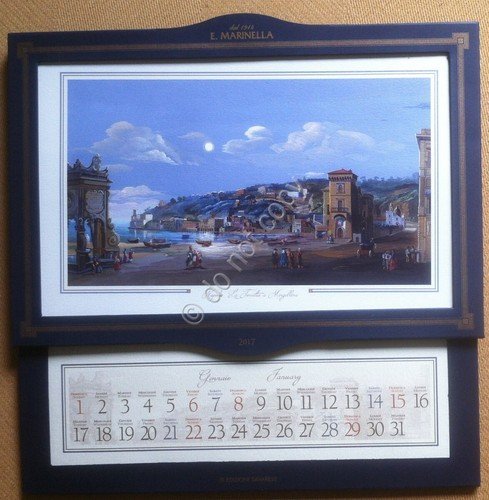 Marinella Napoli - Calendario 2017 - Napoli notturna - nuovo