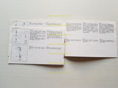 Marzocchi ammortizzatori A 73 - Euro 74 1980 manuale uso …