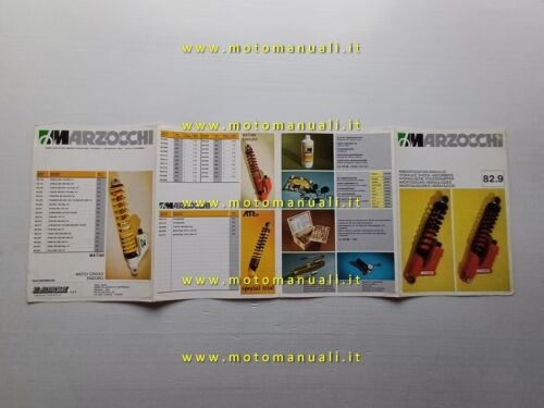 Marzocchi Ammortizzatori catalogo applicazioni moto 1982 Ducati Morini Laverda