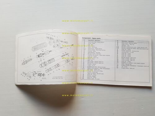 Marzocchi ammortizzatori Duoshock Manuale Officina originale