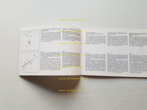 Marzocchi ammortizzatori Duoshock Manuale Officina originale