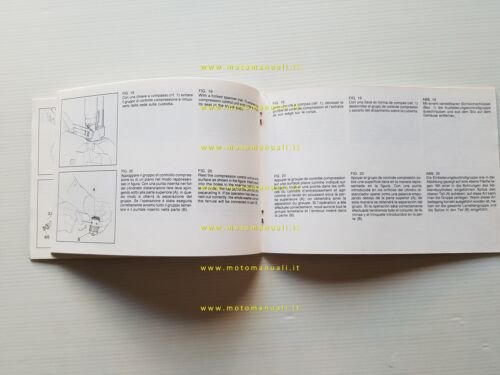 Marzocchi ammortizzatori Duoshock Manuale Officina originale