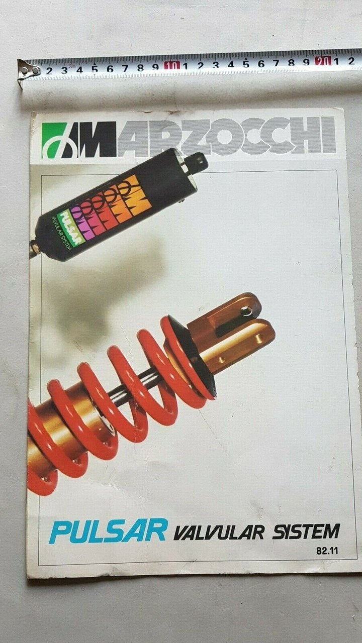 Marzocchi Ammortizzatori Pulsar catalogo applicazioni moto 1982 KTM Honda Yamaha