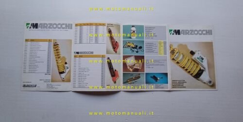 MARZOCCHI catalogo produzione ammortizzatori 1981 depliant originale brochure