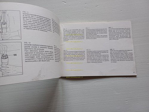 Marzocchi forcella Magnum 45 1993 manuale uso-officina ORIGINALE