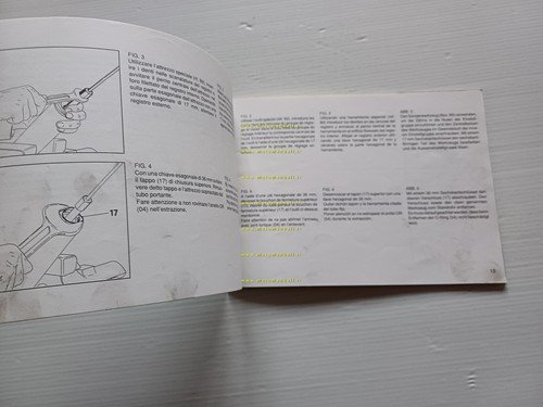 Marzocchi forcella Magnum 45 1993 manuale uso-officina ORIGINALE