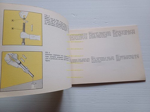 Marzocchi Forcella Piffero 1980 manuale uso officina ORIGINALE workshop manual