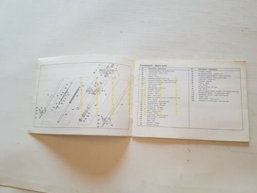 Marzocchi Forcella USD-ECO 35-40 1988 manuale officina ricambi ORIGINALE