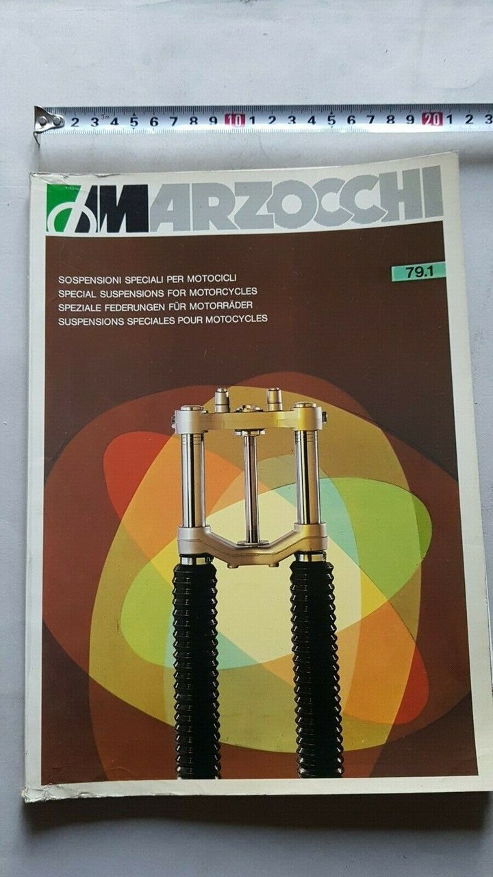 Marzocchi Forcelle catalogo ricambi originale 1979 Ducati Morini Laverda Moto