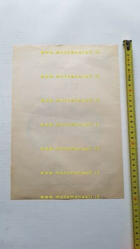 MAS 175 1951 depliant moto originale brochure