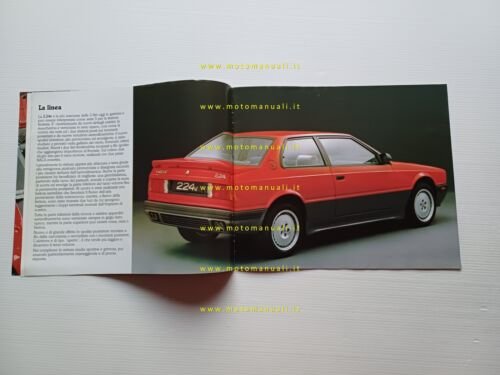 Maserati 2.24v 1989 depliant ITALIANO originale brochure auto