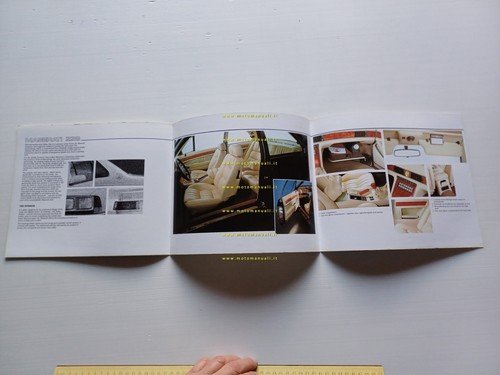 Maserati 228 1986 depliant originale italiano