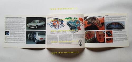 MASERATI 420 i 1986 depliant italiano originale