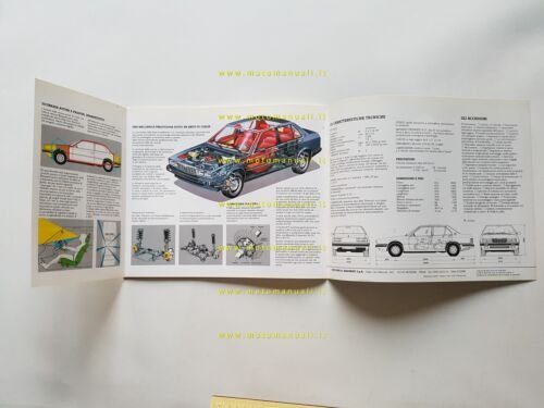 Maserati 420 iniezione 1986 depliant originale italiano