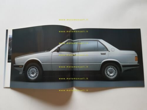 Maserati 420 iniezione 1986 depliant originale italiano