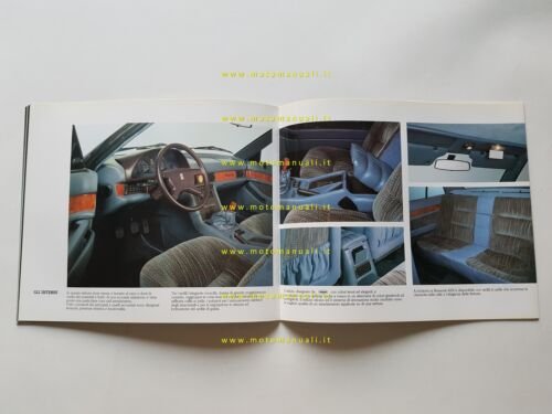 Maserati 420 iniezione 1986 depliant originale italiano
