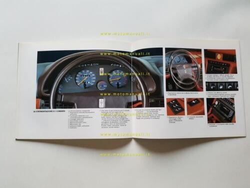 Maserati 420 iniezione 1986 depliant originale italiano