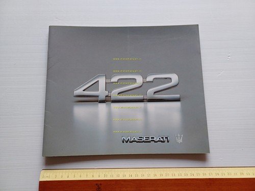 MASERATI 422 1988 depliant italiano originale