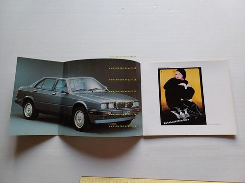 MASERATI 422 1988 depliant italiano originale