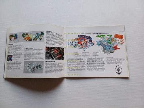 MASERATI 422 1988 depliant italiano originale