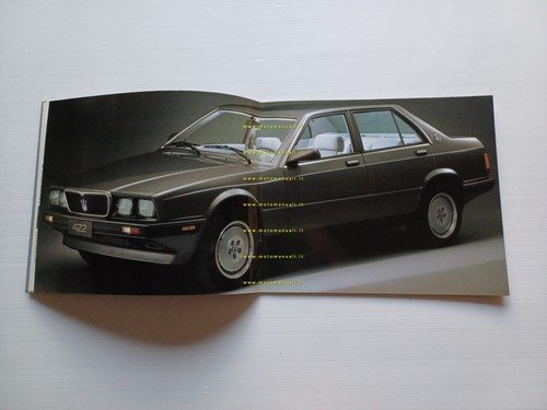 MASERATI 422 1988 depliant italiano originale