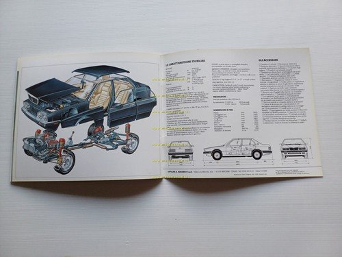MASERATI 422 1988 depliant italiano originale