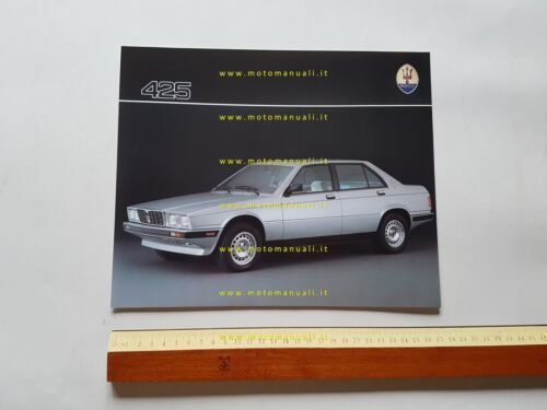 MASERATI 425 1983 depliant inglese originale