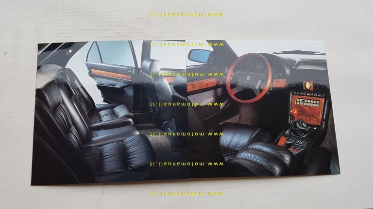 MASERATI 430 - 430 4V depliant originale TEDESCO FRANCESE