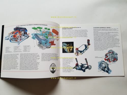 MASERATI 430 1988 depliant originale francese