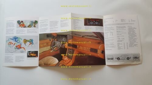 MASERATI Biturbo 2.0 1982 depliant originale olandese