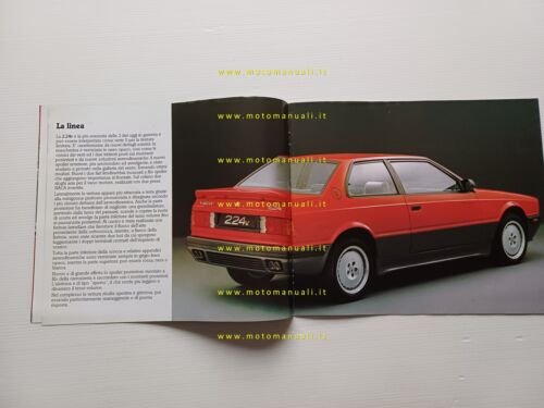 Maserati Biturbo 222 2.24V depliant italiano originale