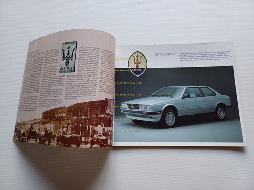 Maserati Biturbo II depliant originale italiano