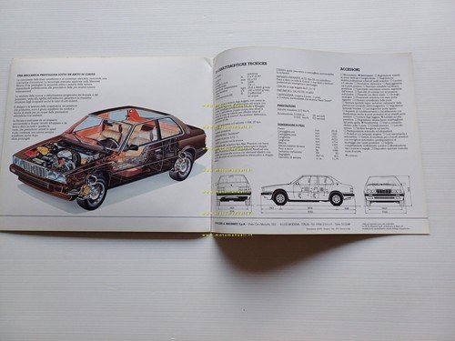 Maserati Biturbo II depliant originale italiano