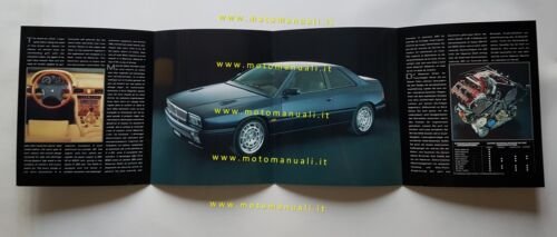 Maserati Ghibli 1992 depliant originale inglese francese tedesco