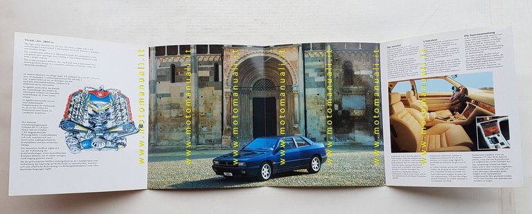 MASERATI GHIBLI 2.8 Granturismo 1994 depliant originale inglese francese tedesco