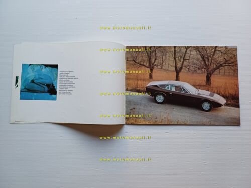 Maserati Khamsin 1974 depliant originale auto epoca ITALIANO car brochure