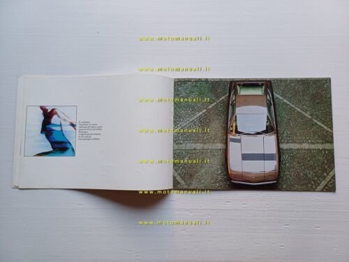 Maserati Khamsin 1974 depliant originale auto epoca ITALIANO car brochure
