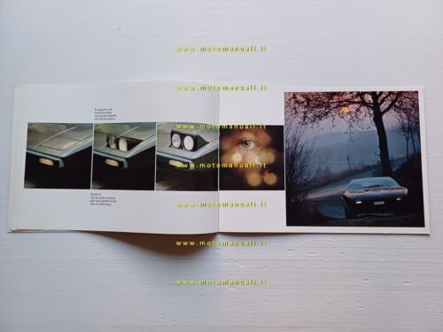 Maserati Khamsin 1974 depliant originale auto epoca ITALIANO car brochure