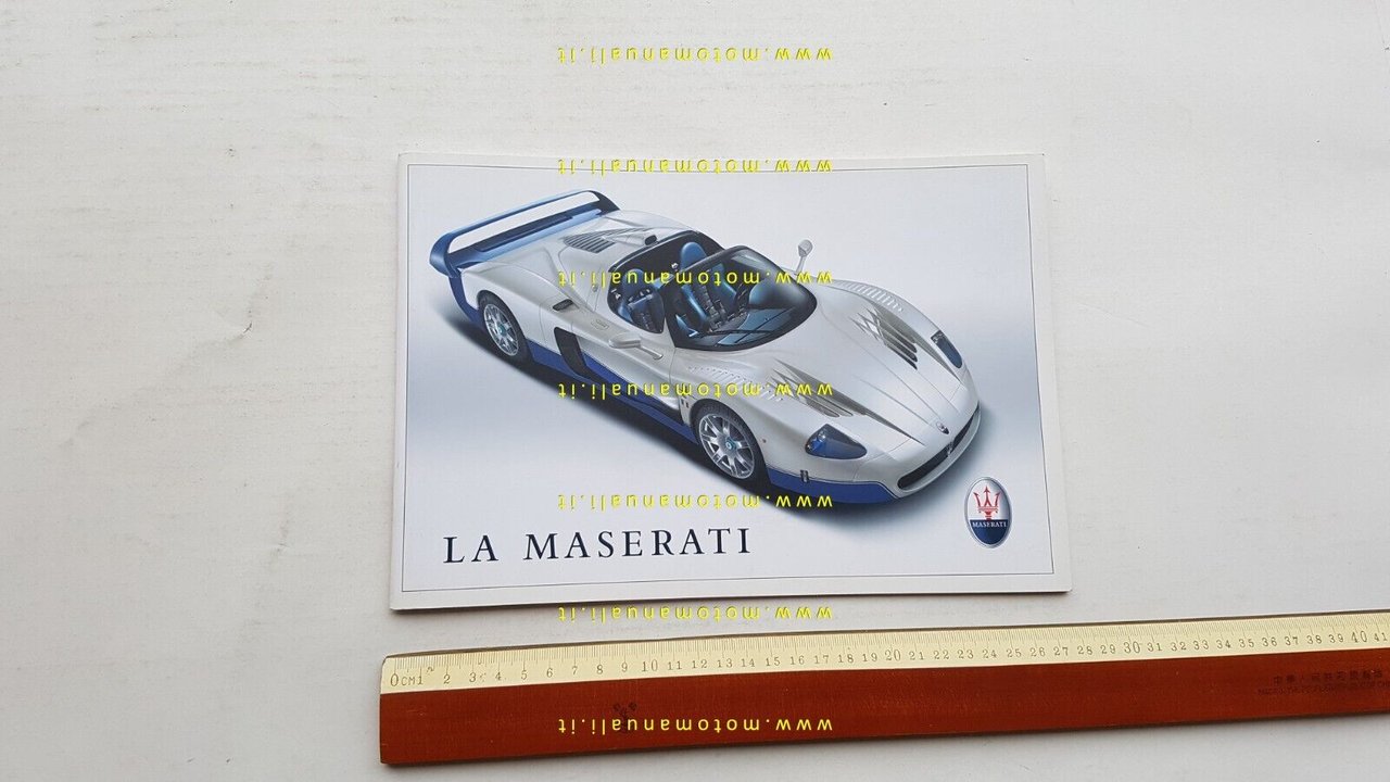 MASERATI MC 12 - produzione modelli 2004 depliant originale francese …