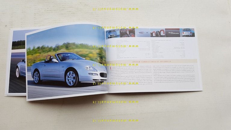 MASERATI MC 12 - produzione modelli 2004 depliant originale francese …
