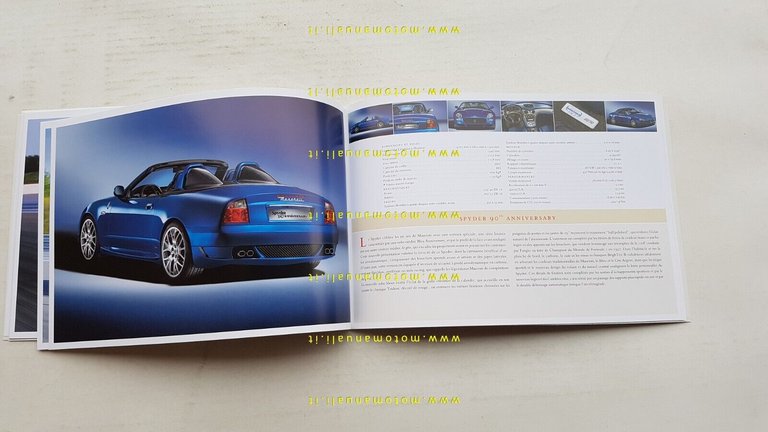 MASERATI MC 12 - produzione modelli 2004 depliant originale francese …