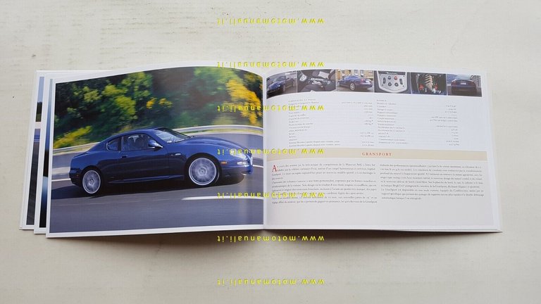 MASERATI MC 12 - produzione modelli 2004 depliant originale francese …