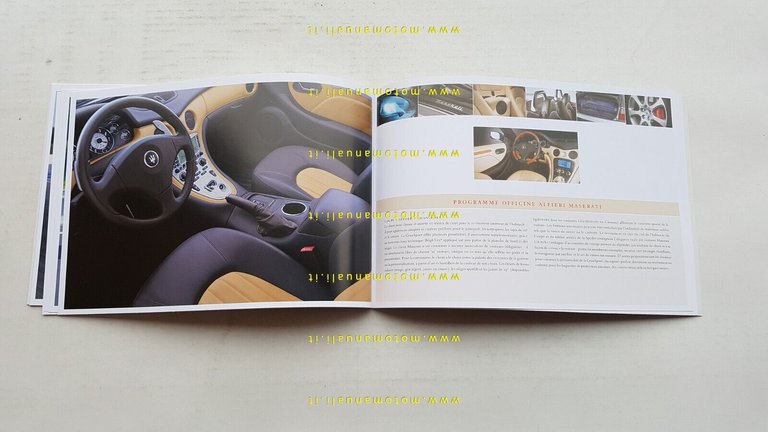 MASERATI MC 12 - produzione modelli 2004 depliant originale francese …