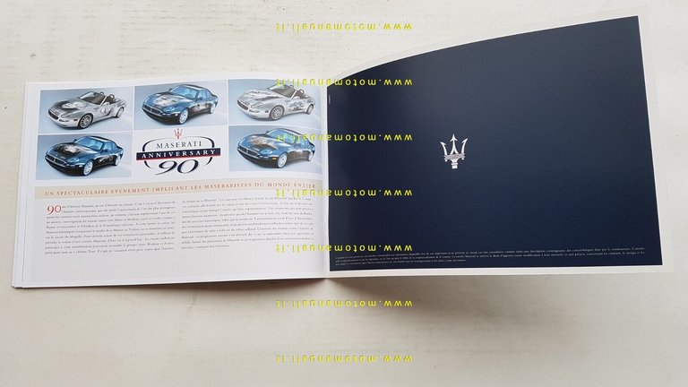 MASERATI MC 12 - produzione modelli 2004 depliant originale francese …
