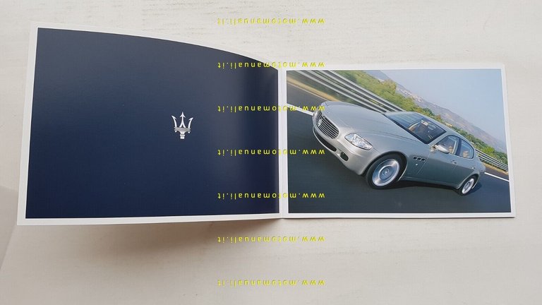 MASERATI MC 12 - produzione modelli 2004 depliant originale francese …