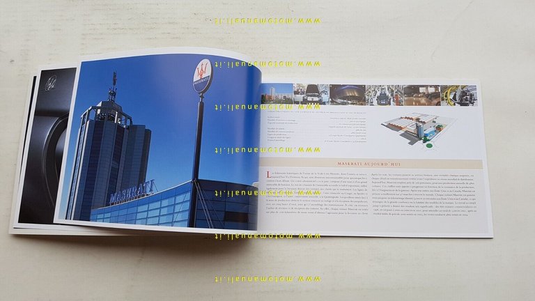 MASERATI MC 12 - produzione modelli 2004 depliant originale francese …